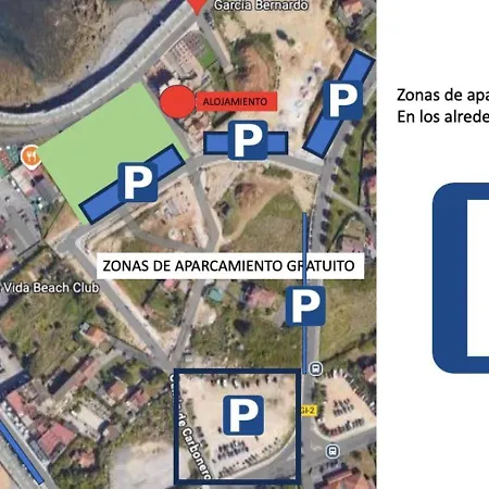 아파트 El Rinconin - Primera Linea De Playa - Wifi Gratis 기욘